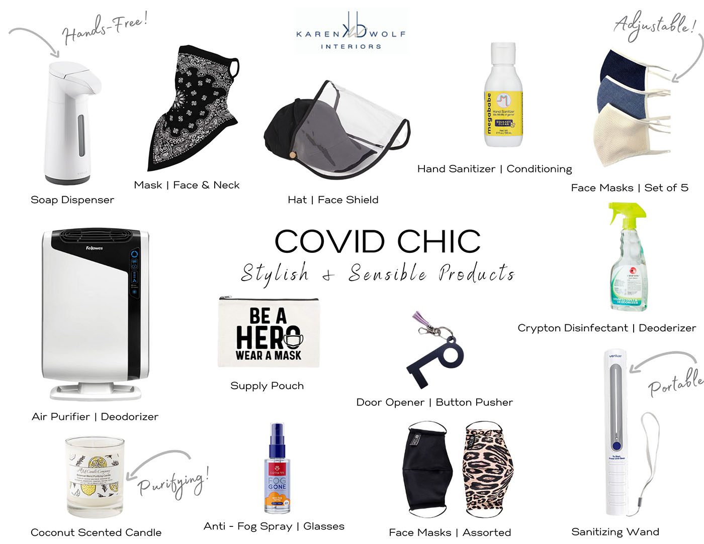 Must-Have Chic and Sensible Covid Products