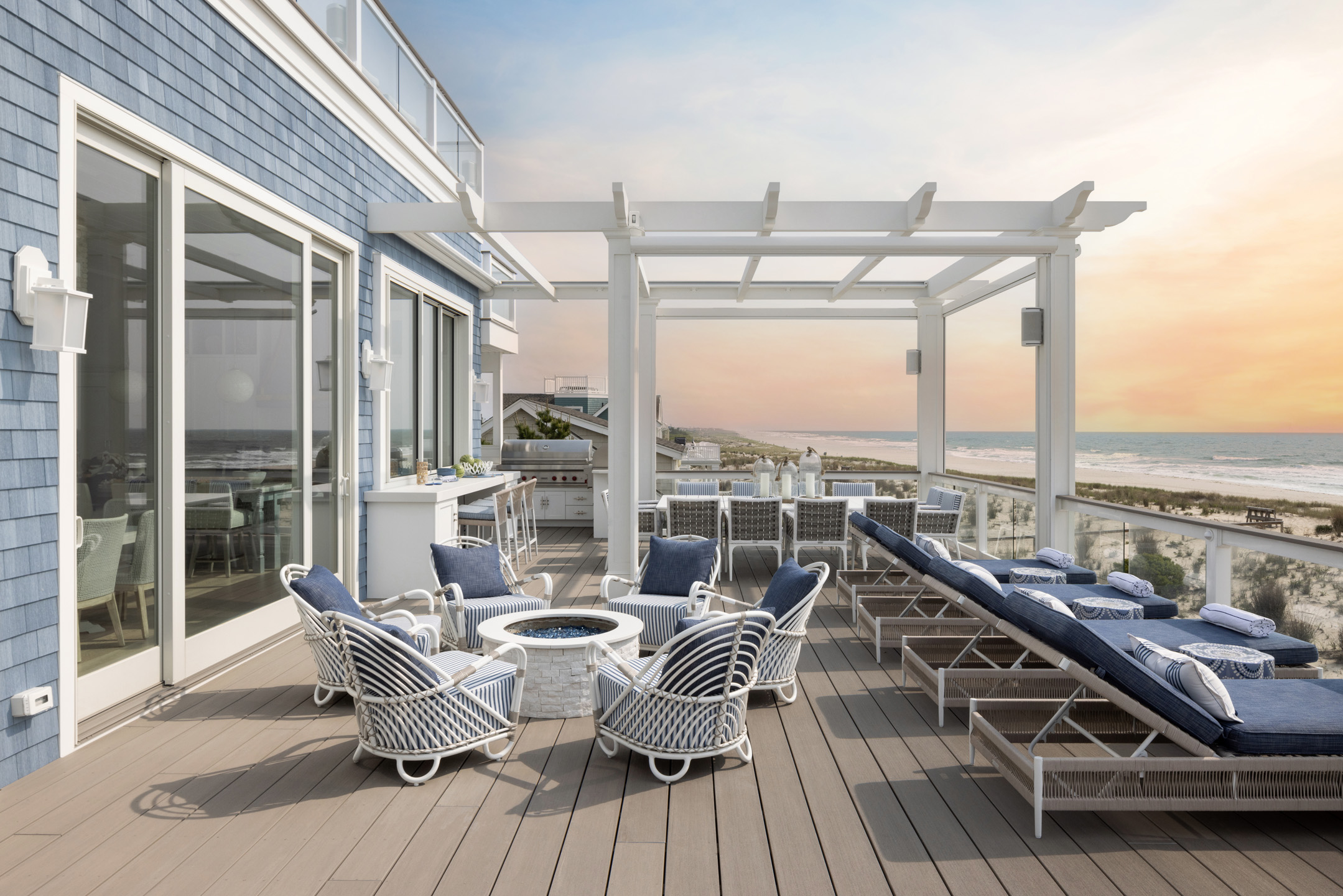 Long Beach Island Nj Deck With Ocean View