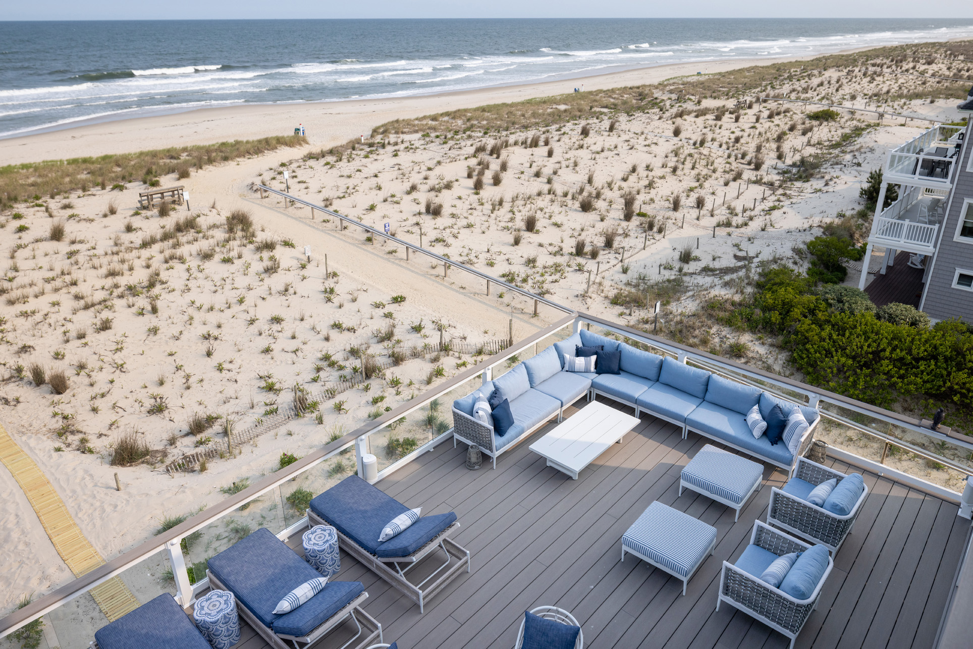 Aerial View Of Deck Long Beach Island Nj