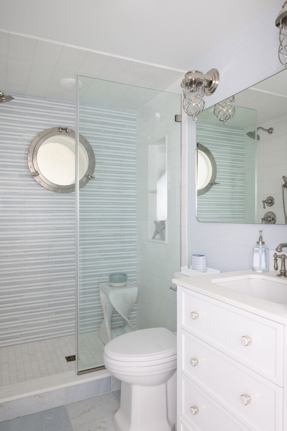 Bathroom Porthole Window In Shower