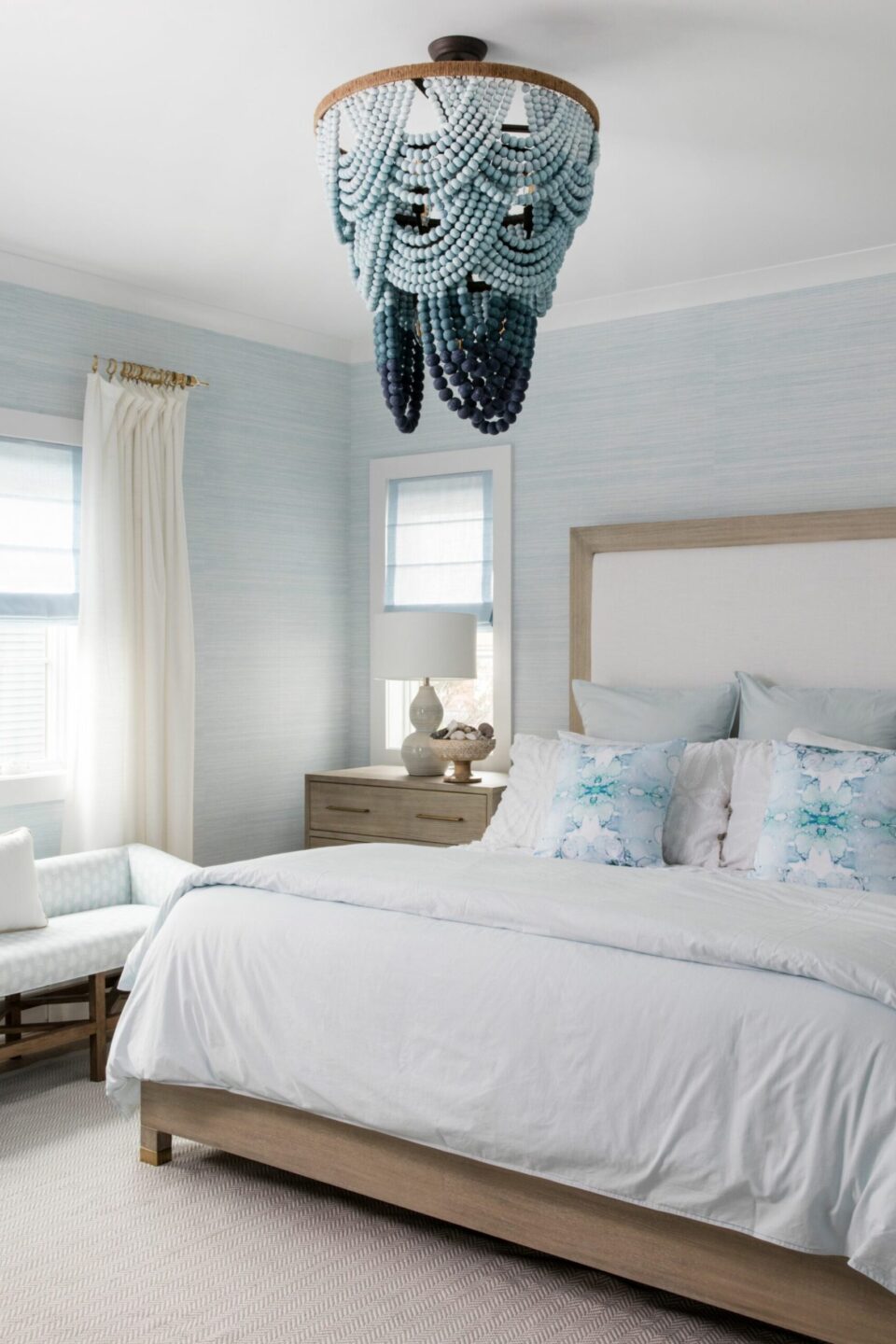 Bedroom Design Beaded Chandelier Lighting