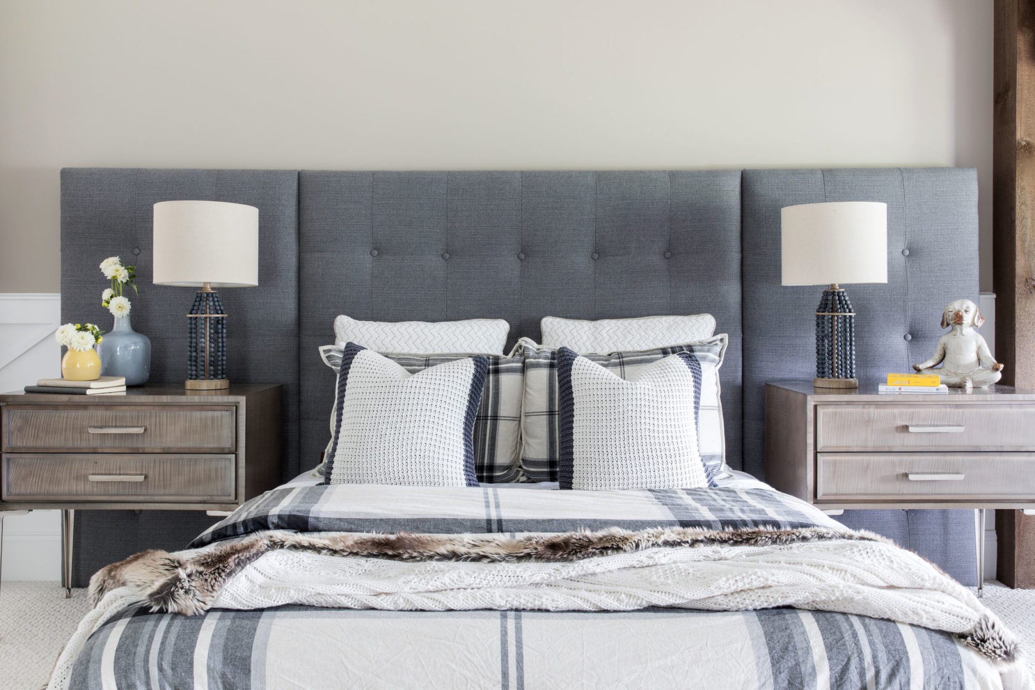Bedroom Design Upholstered Headboard Lincroft Nj