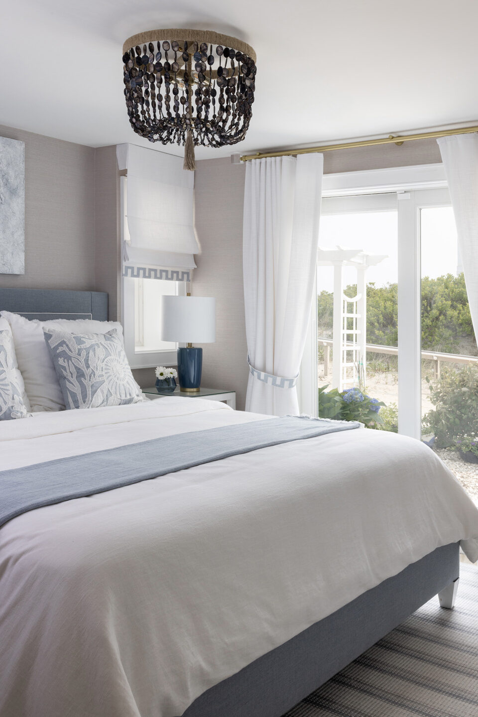 Bedroom With Sliding Door To Beach