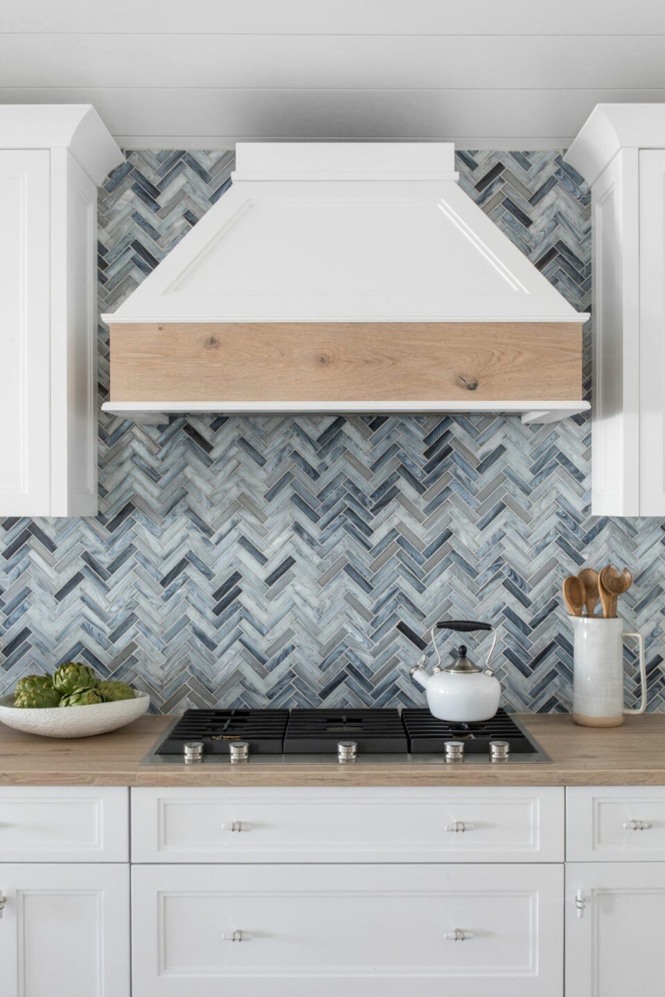 Chevron Tile Backsplash Ktichen Design