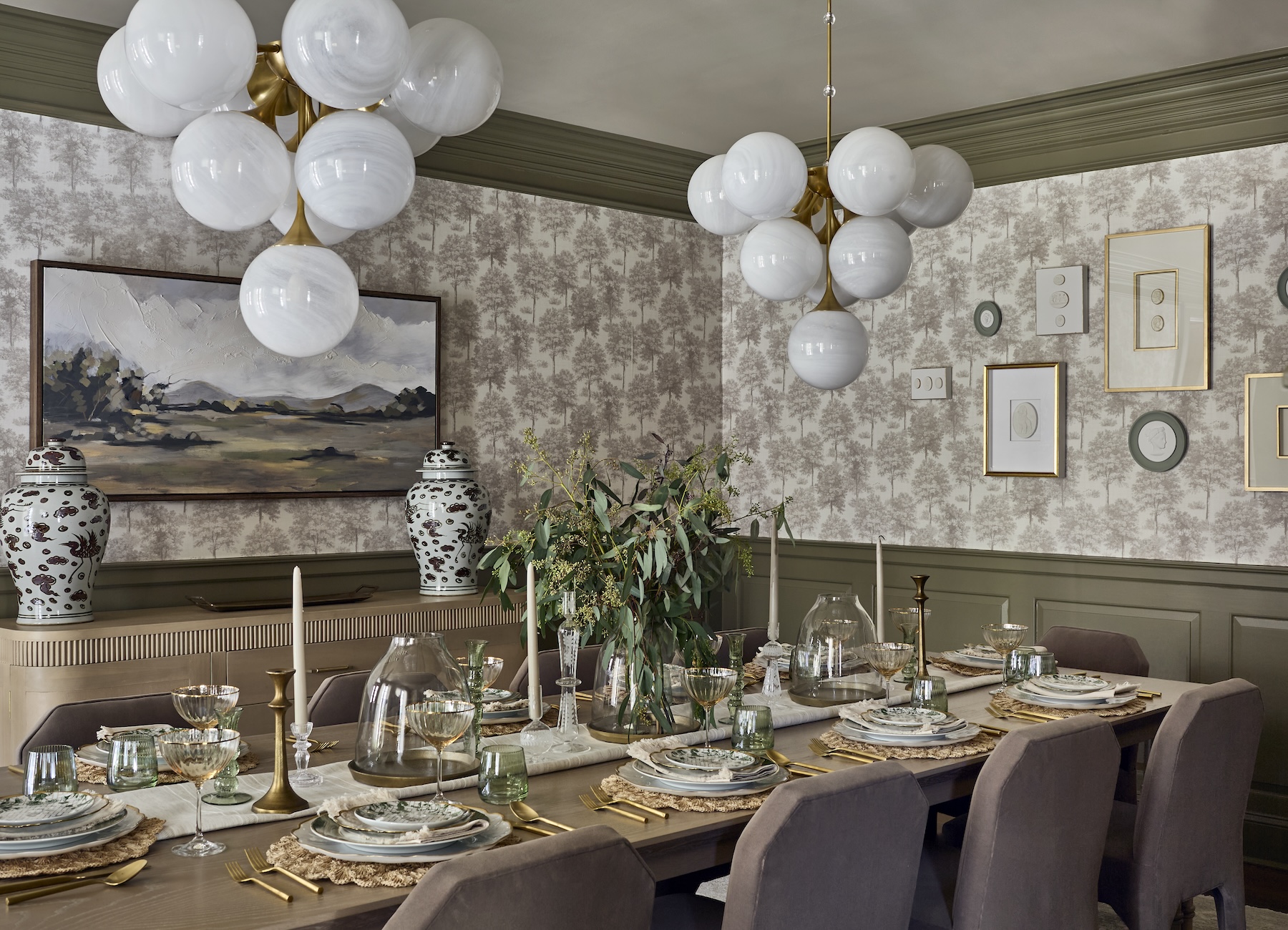 Dining Room Table Setting Details