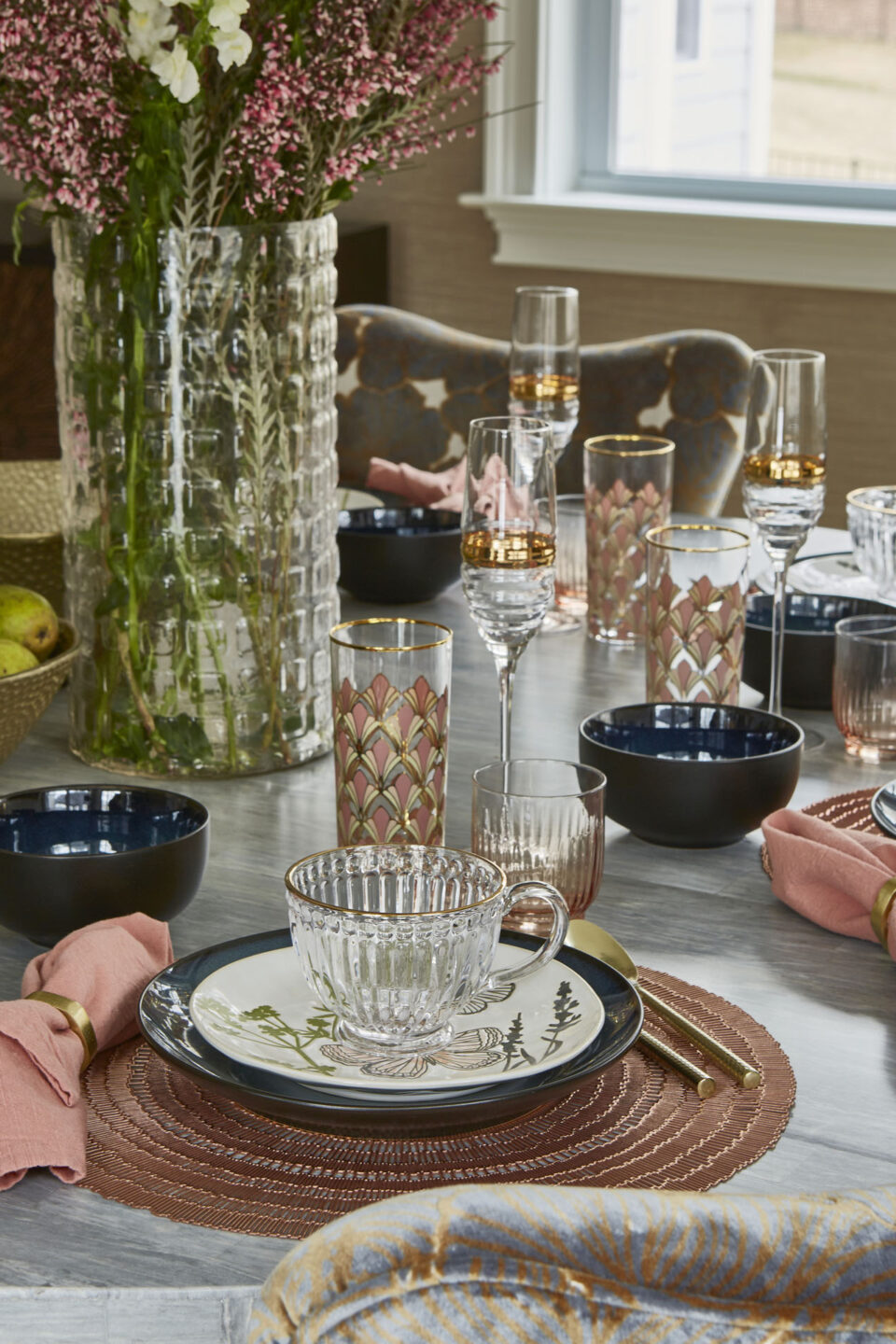 Formal Place Setting Dining Table