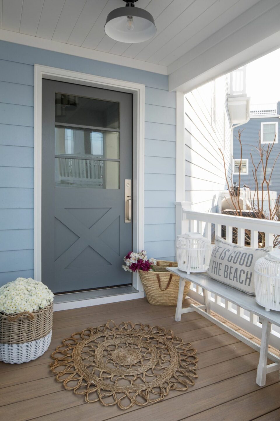 Front Door Entryway Design Porch Beach Haven Lbi Nj