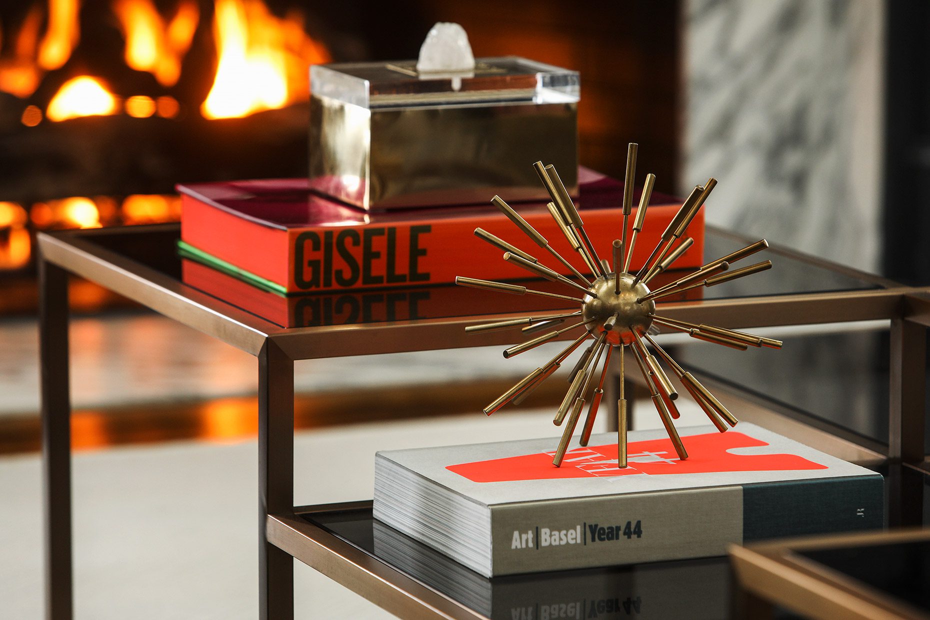 Gisele Red Black Coffee Table Book