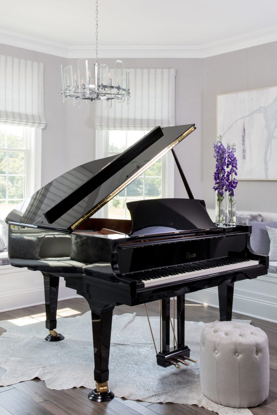 Grand Piano In Formal Sitting Room Lincroft Nj