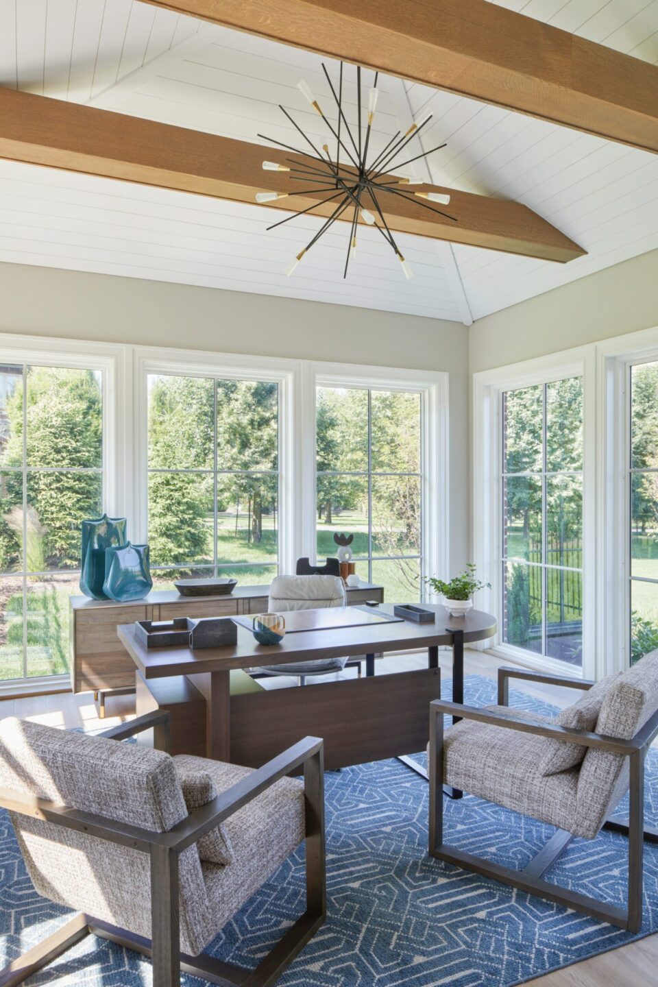 Home Office Desk Sunroom Short Hills Nj