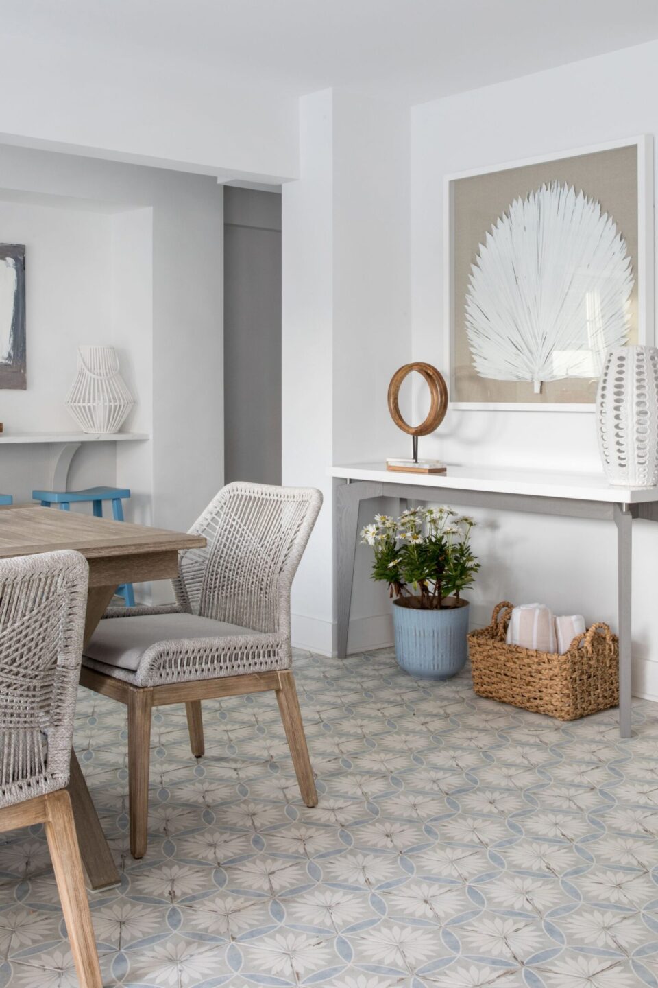 Indoor Outdoor Dining Area Beach House