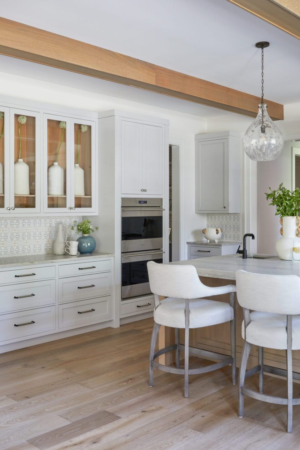 Kitchen With Built In Cabinetry Storage