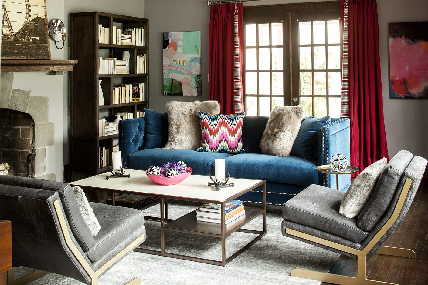 Living Room Maplewood Nj Blue Sofa