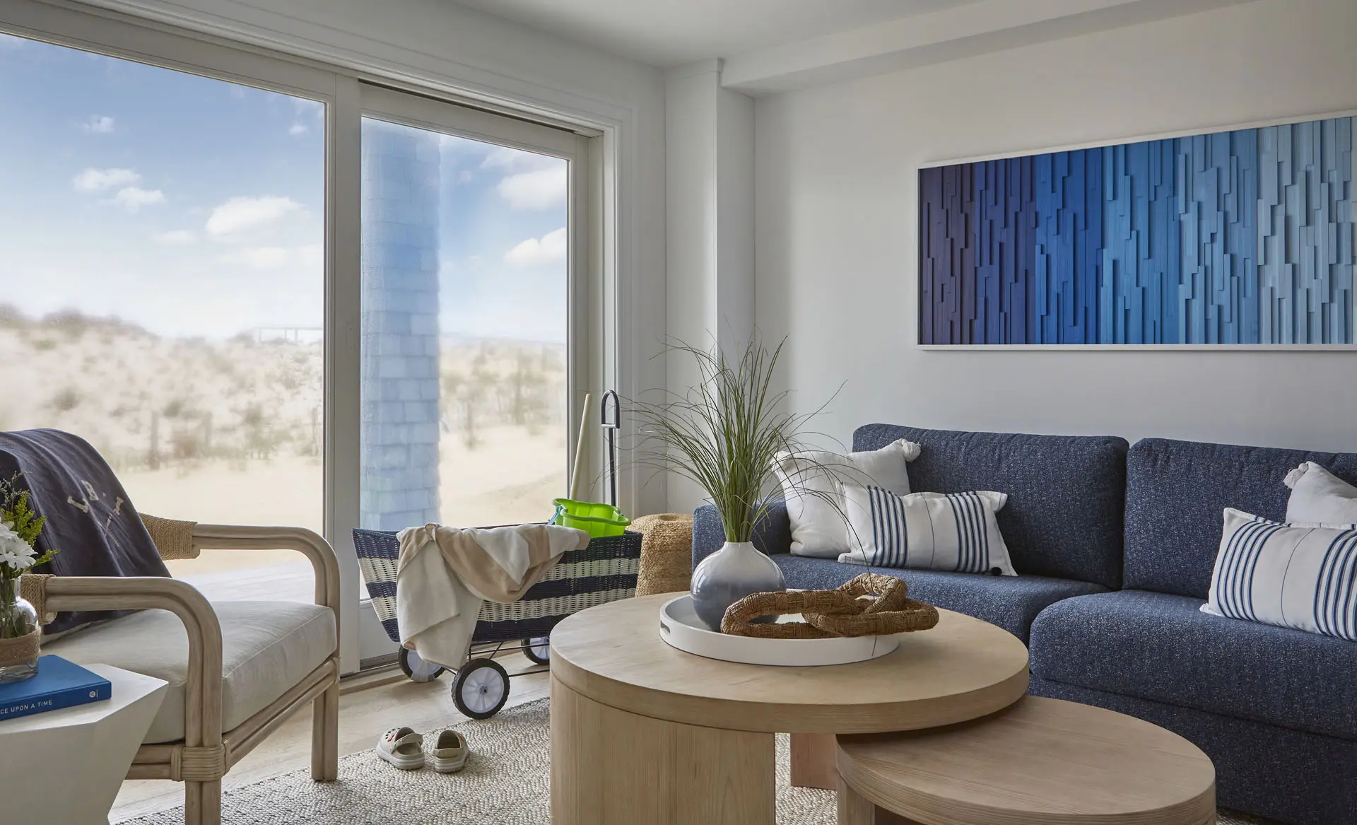 Living Room Beach View Long Beach Island Nj
