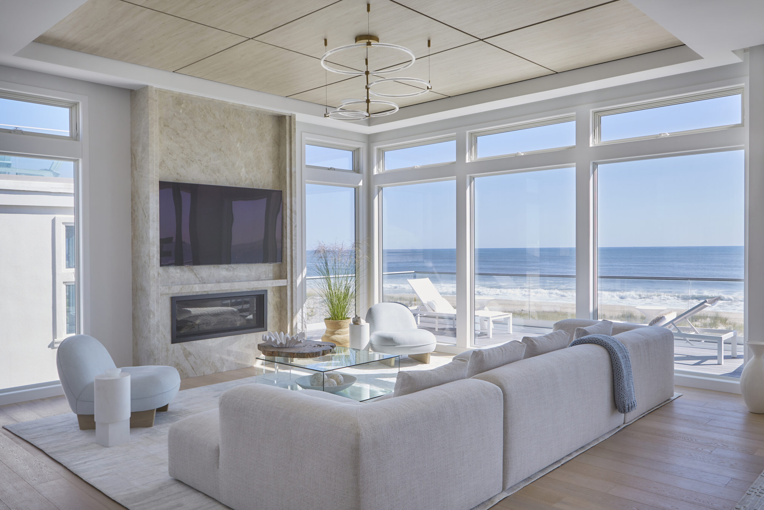 Ocean View Living Room Interior Design