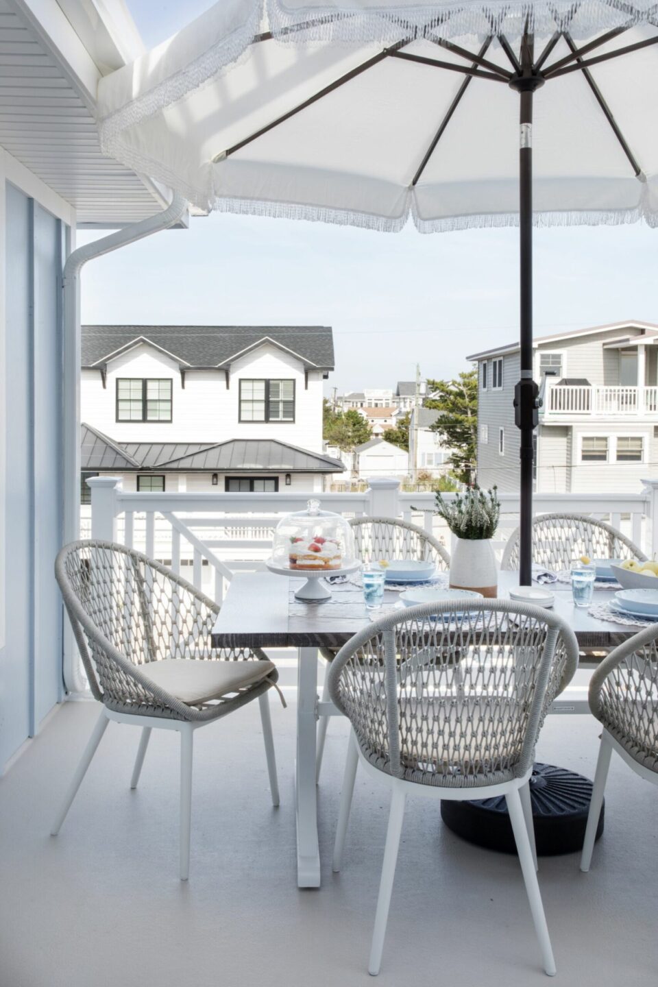 Outdoor Dining Table Beach Haven Lbi Nj