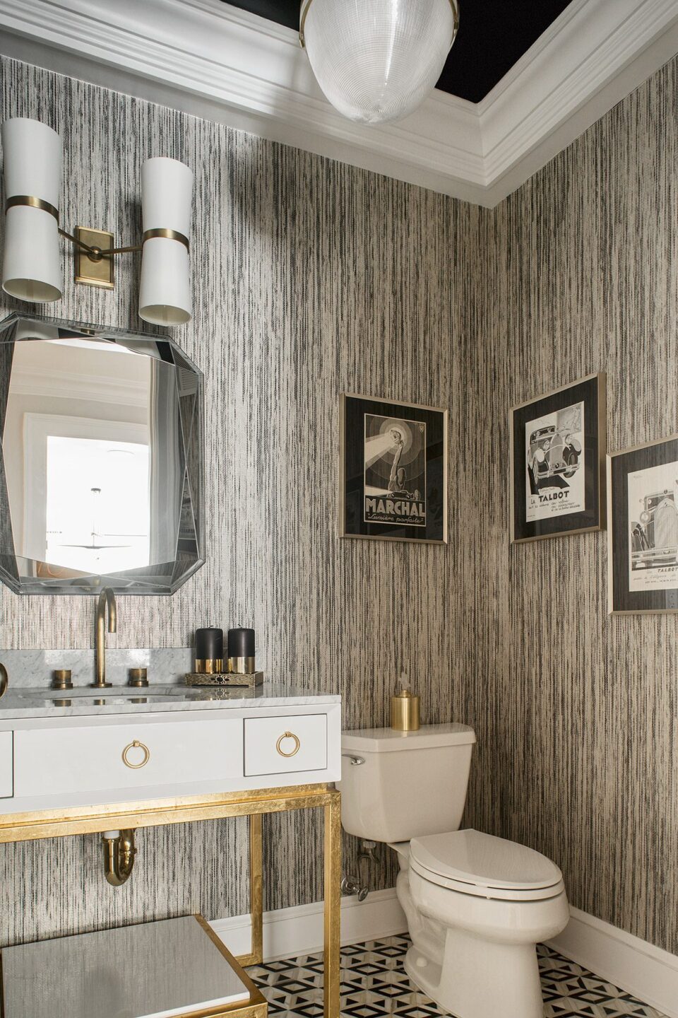 Powder Room Interior Design Livingston Nj
