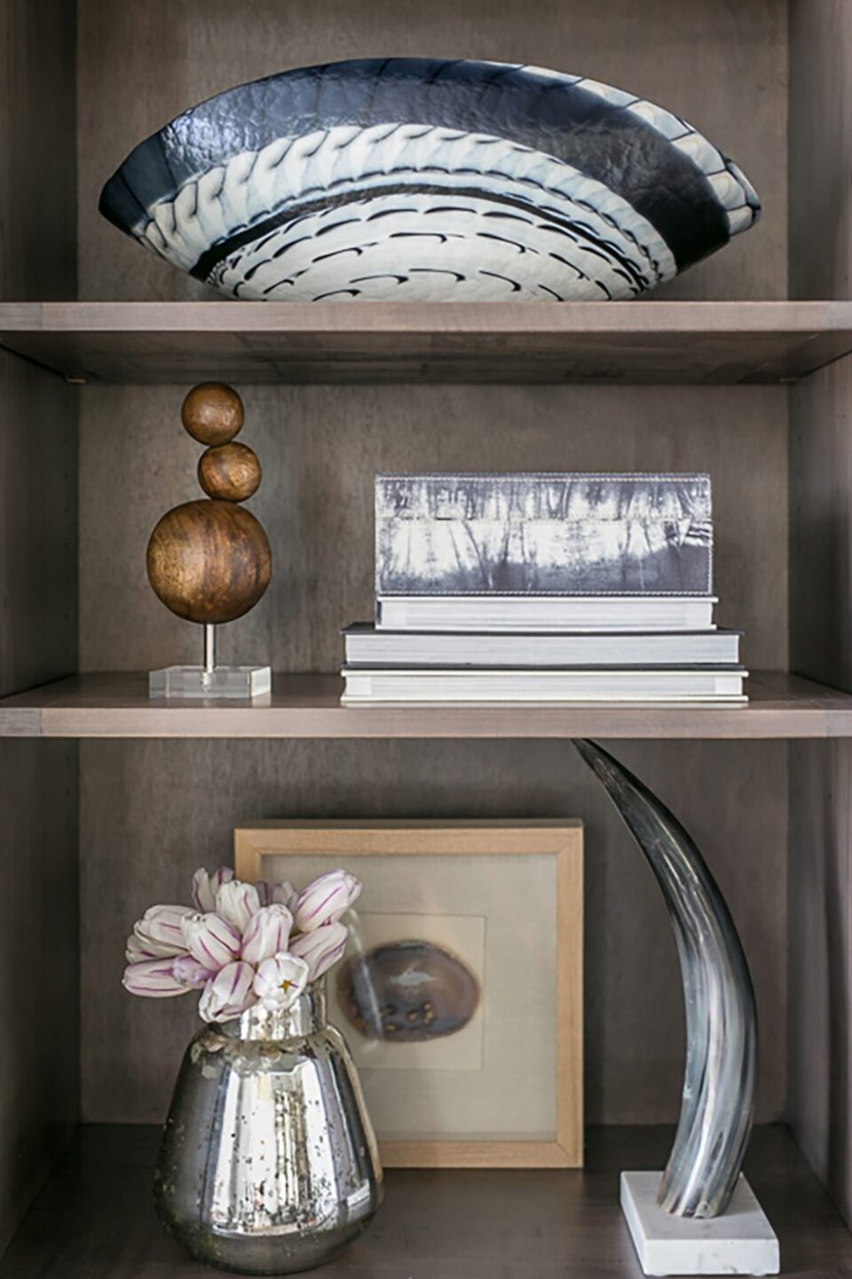 Shelf Decor Horn Vase Bowl