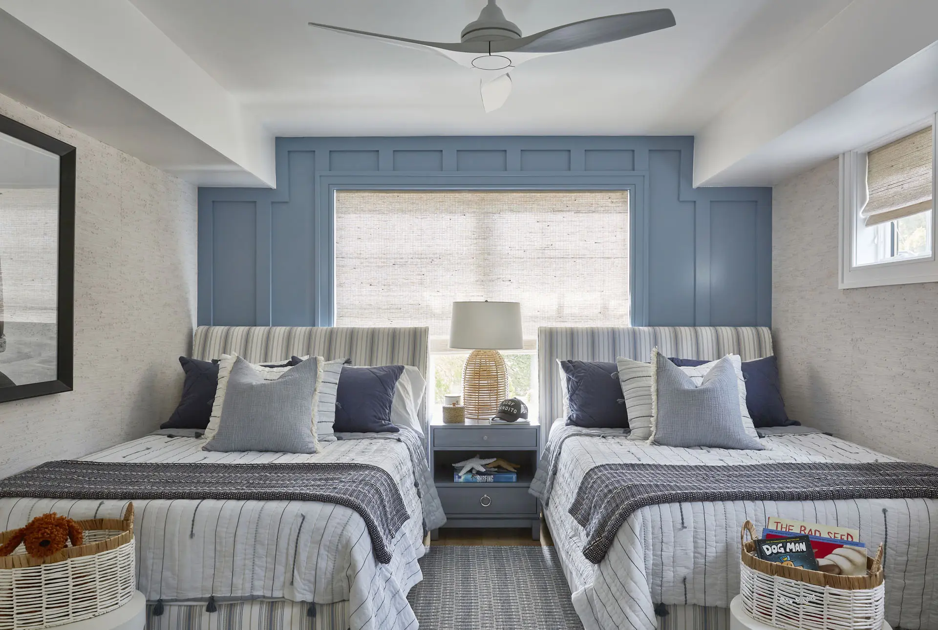 Two Beds Bedroom Design Beach House Nj