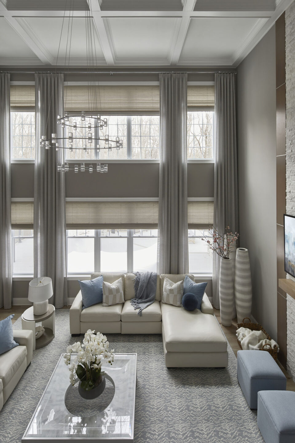 Two Story Window Treatments K+co Living