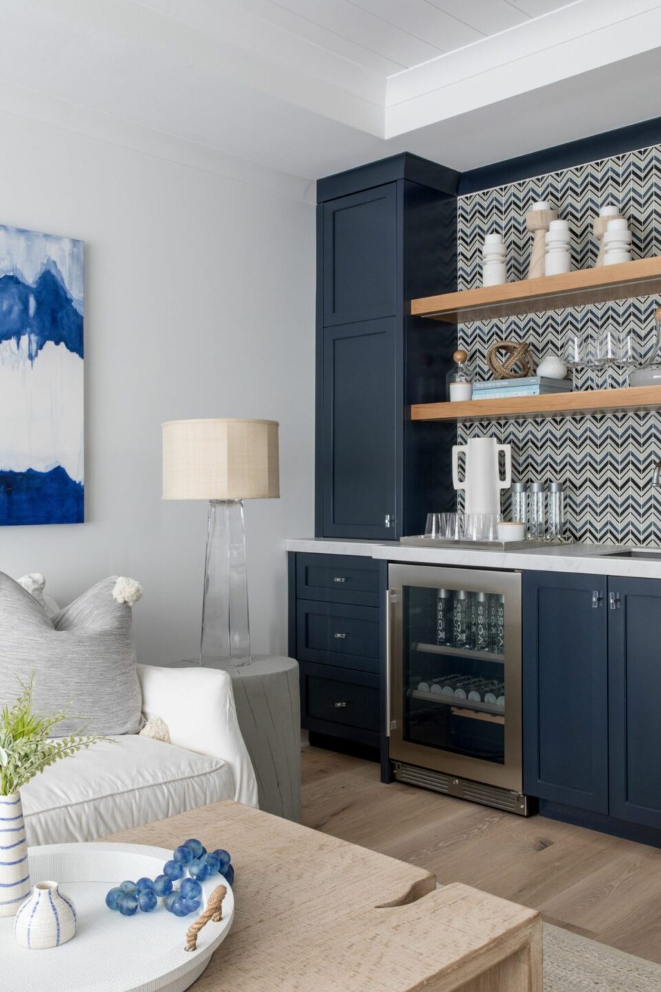 Wet Bar With Built In Wine Fridge